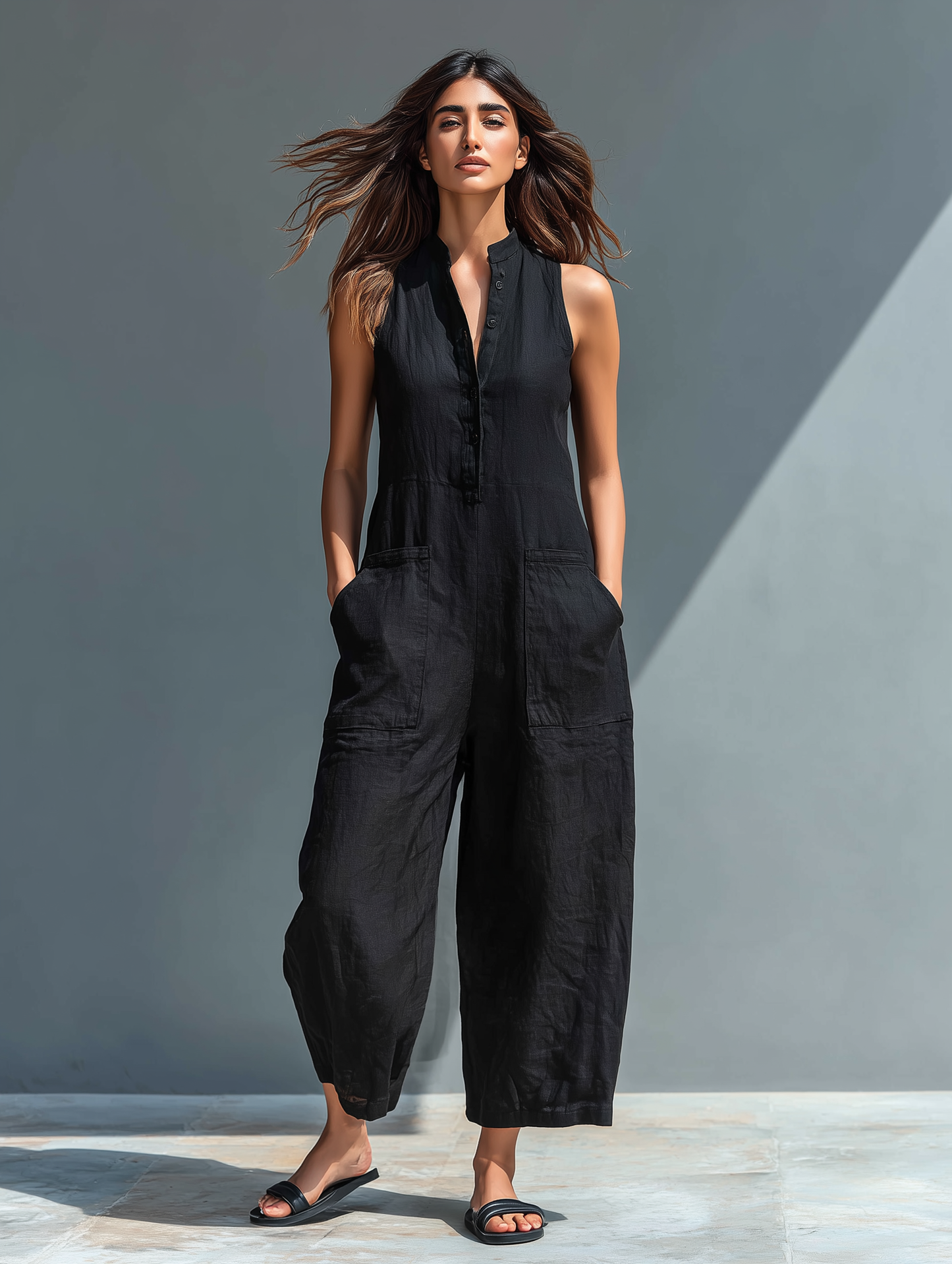 Nelvara jumpsuit back view
