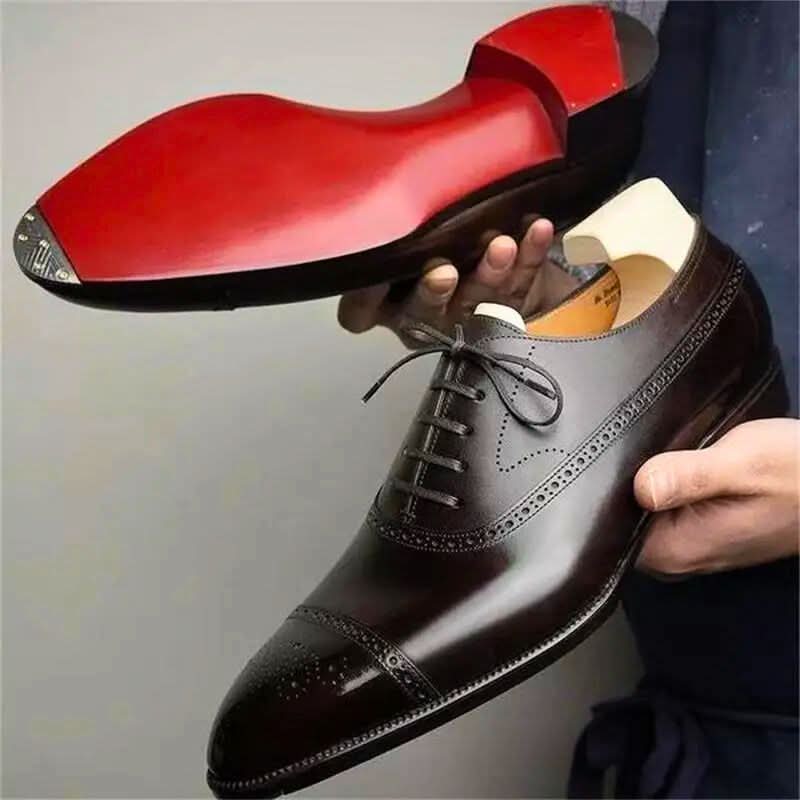 Men's Classic Oxford Brogues, Lace-Up Shoes - view 5