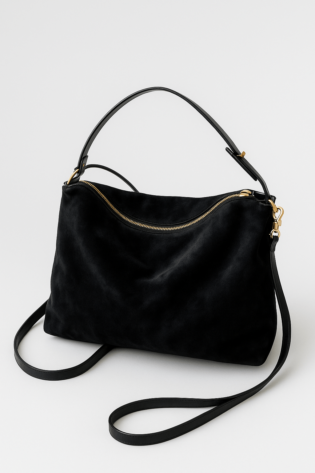 Chalinda | Women's Suede-Look Shoulder Bag — image 3