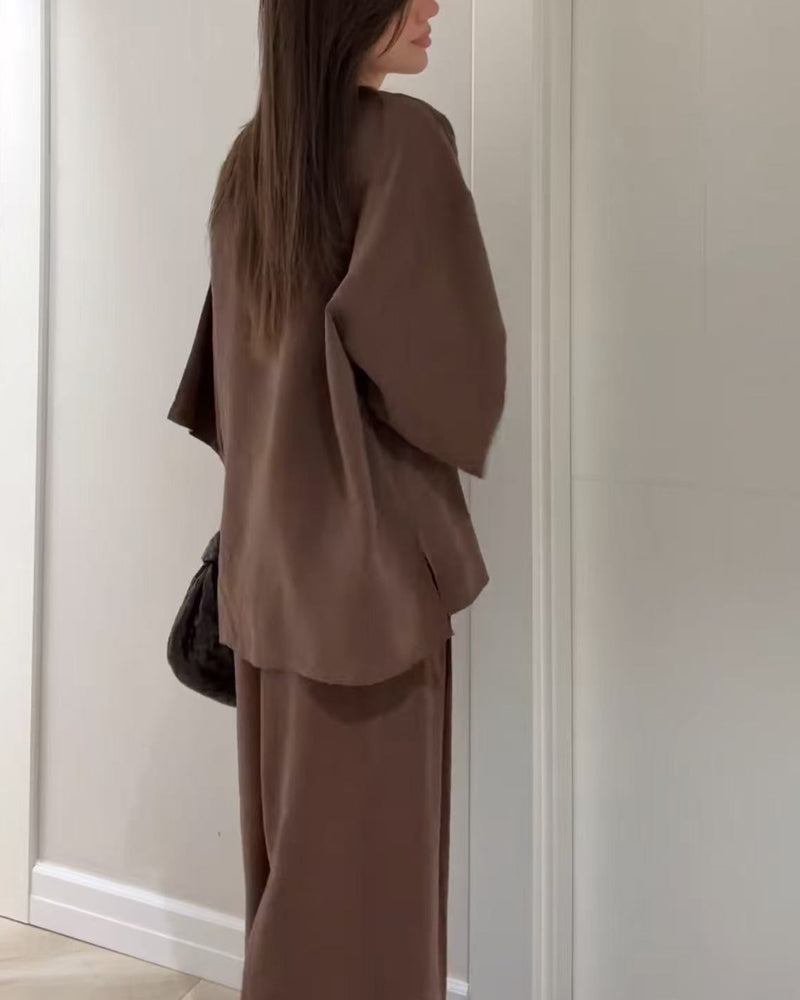 Betalia | Completo Comodo di Pantaloni e Camicia