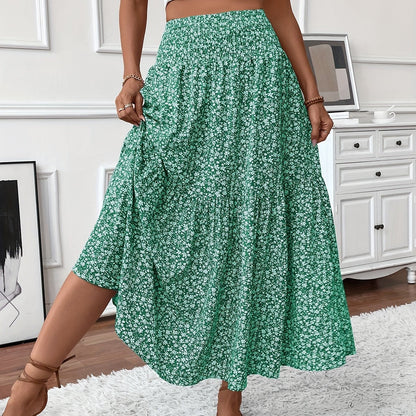 Florimne | Women's Floral Print Midi Skirt — image 8