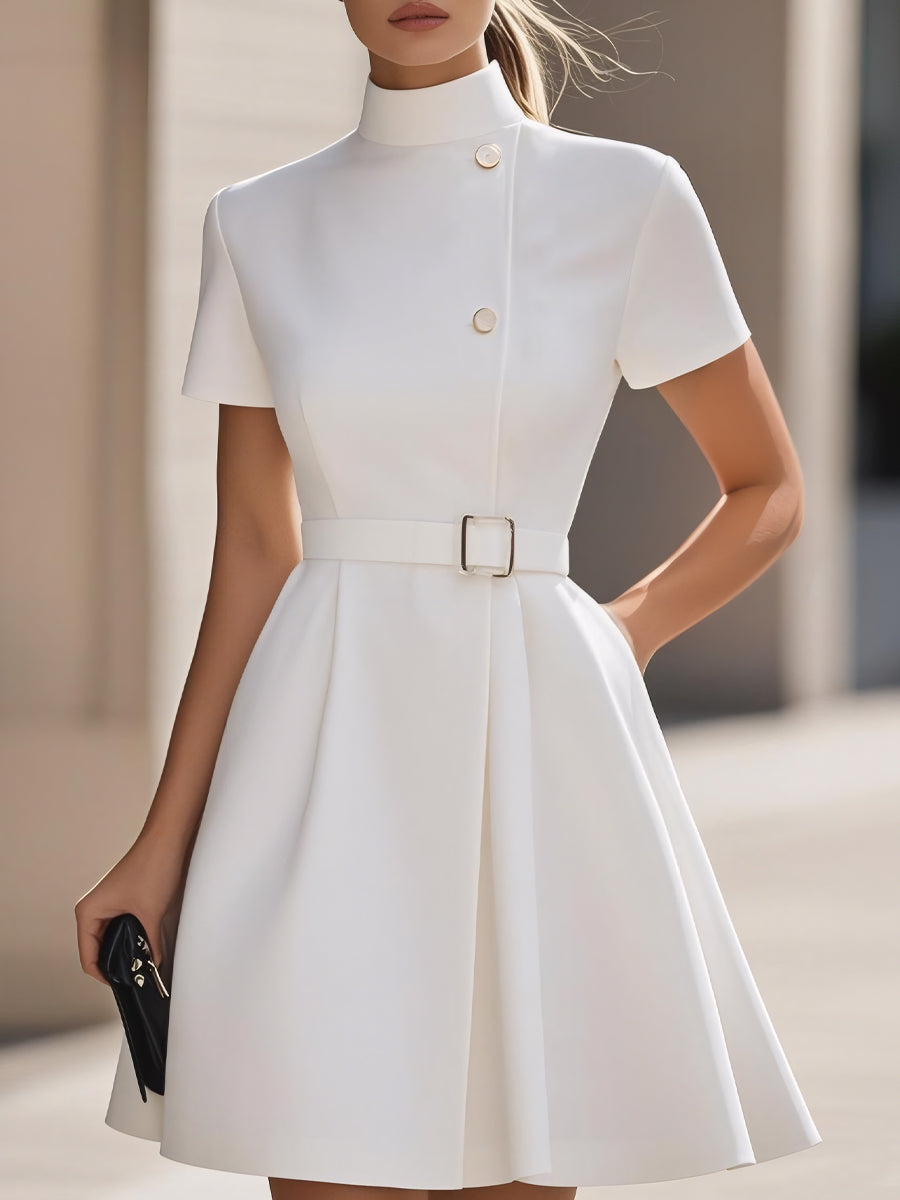 Lucrezia | Elegant Japanese Style Short Dress