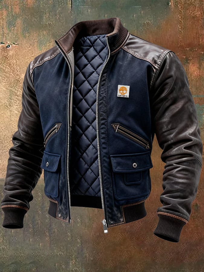 Men's Quilted Jacket, Zip-Up - view 2