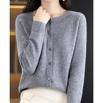 Women's Cashmere Cardigan, Knitted - view 7