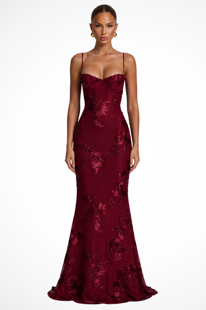 Verolenne — Burgundy maxi dress