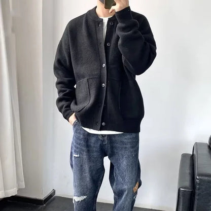 Men's Cashmere Cardigan, Knitted - view 5