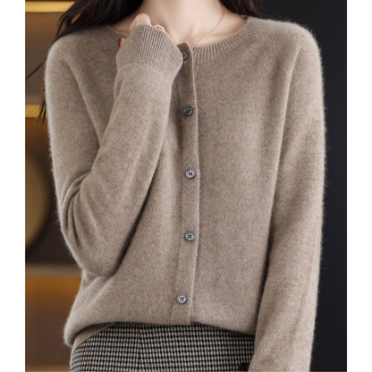 Women's Cashmere Cardigan, Knitted - view 10