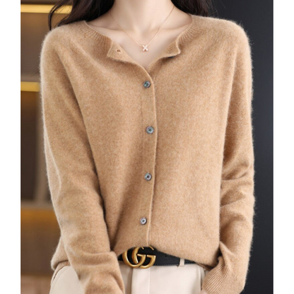 Women's Cashmere Cardigan, Knitted - view 11