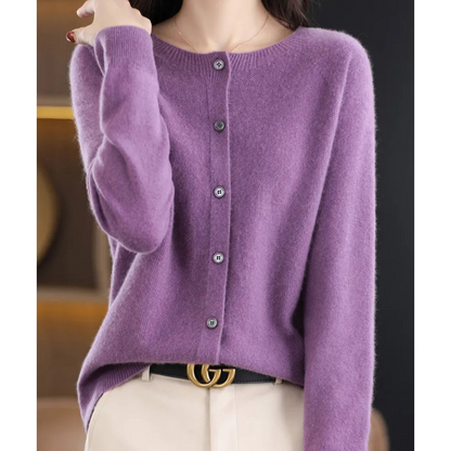 Women's Cashmere Cardigan, Knitted - view 9