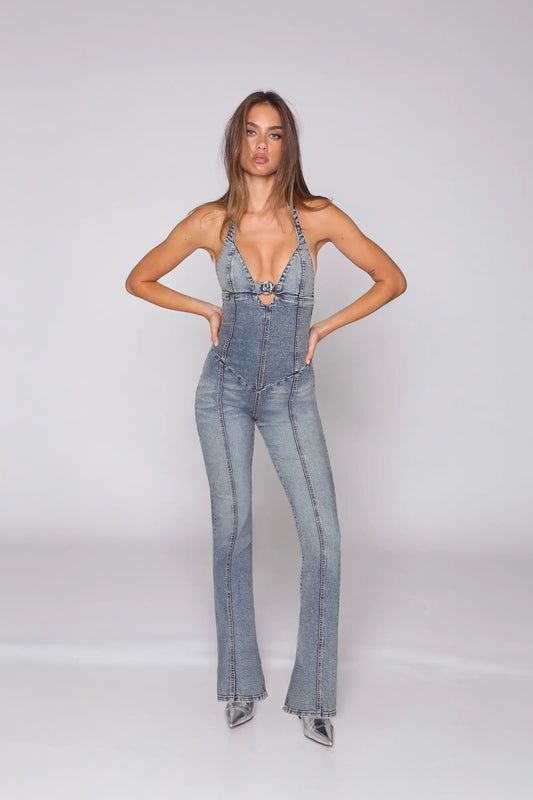 Daverienne — denim jumpsuit