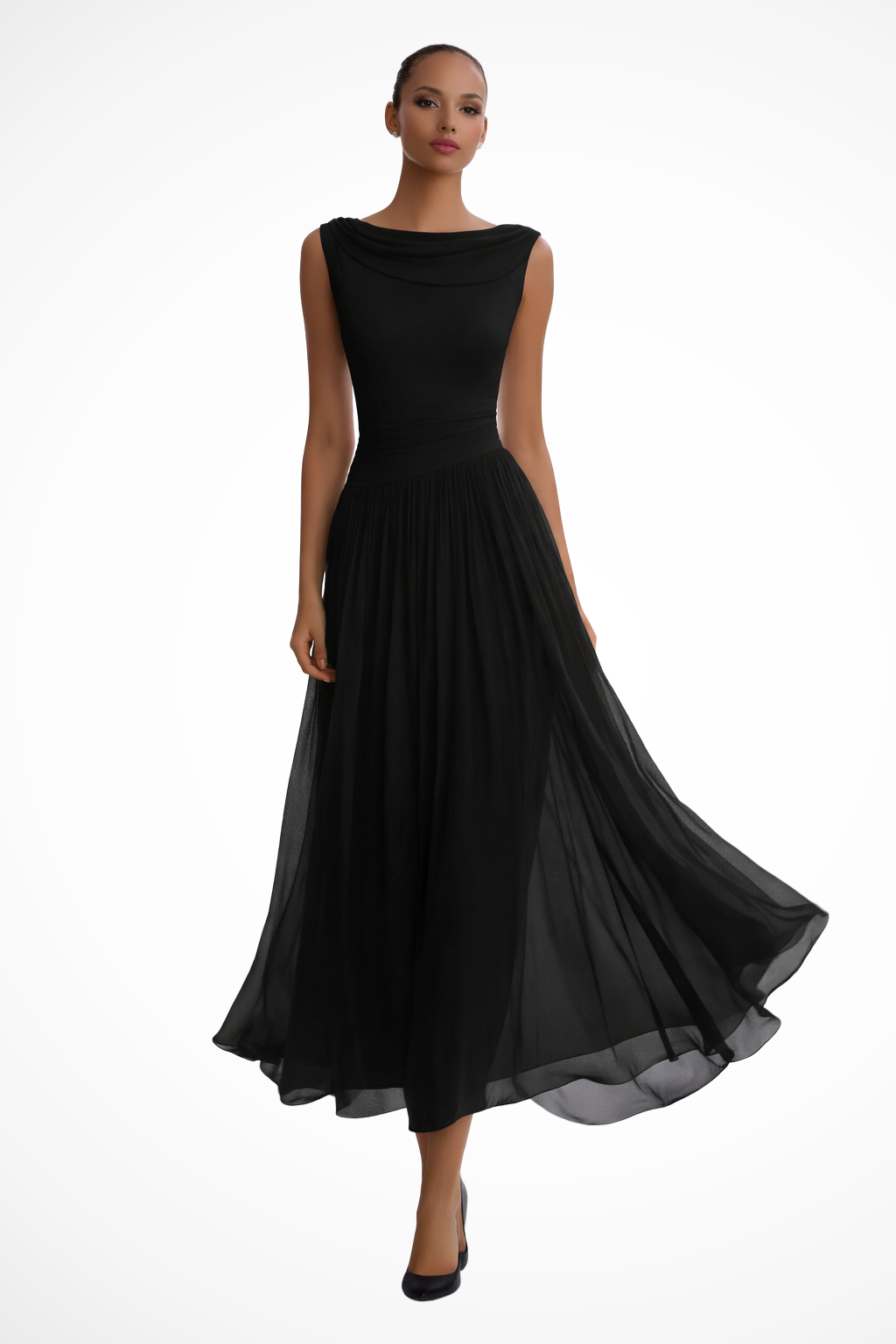 Dravelle — midi dress black