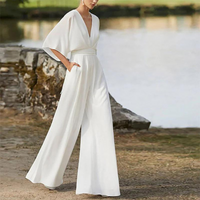 Tati | Elegant Short Sleeve Jumpsuit For Women