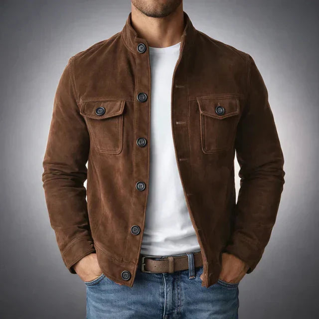 Darvon jacket - Dark Brown