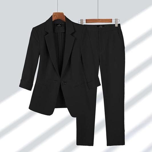 marvelle black suits - front view