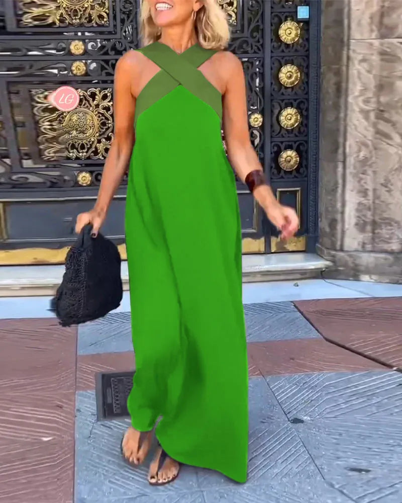 Oakley | Sleeveless Long Dress