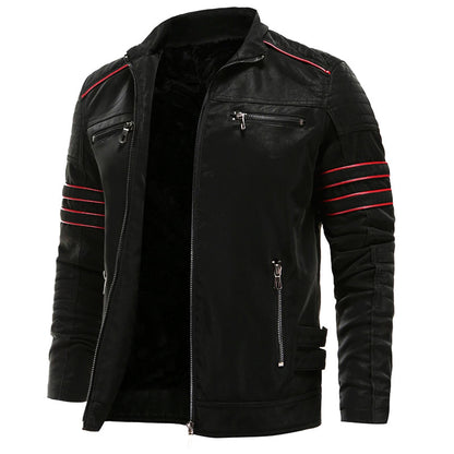 Eros | Giacca in Pelle da Uomo Stile Biker