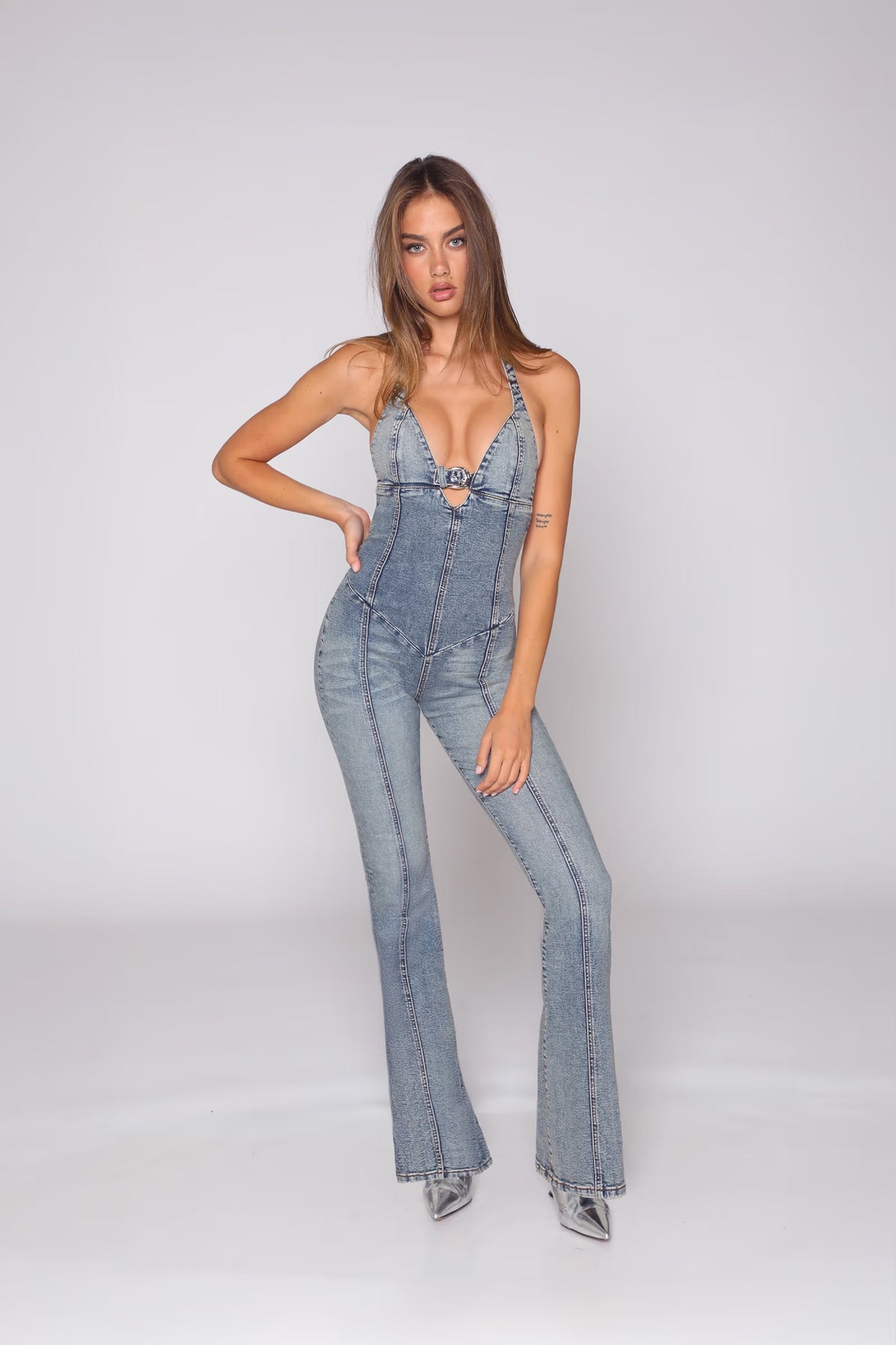 Daverienne — denim jumpsuit view 2