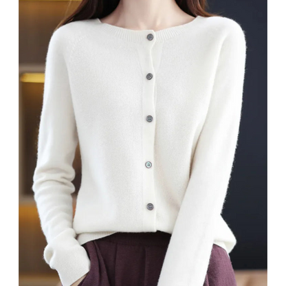 Women's Cashmere Cardigan, Knitted - view 5