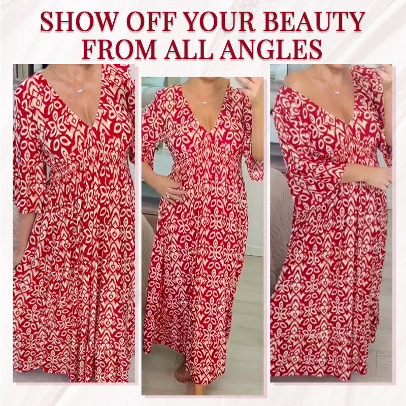 Morvaine boho wrap maxi dress - view 2