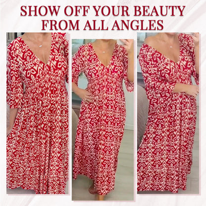 Morvaine boho wrap maxi dress - view 2