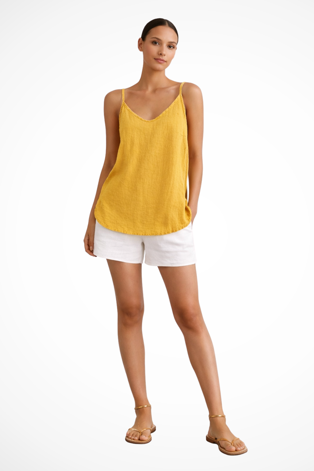 Caline — blouse yellow