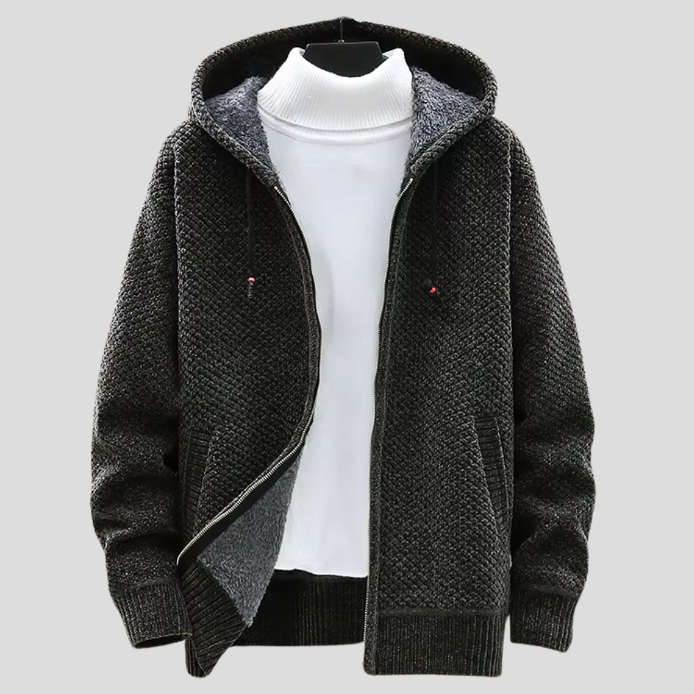 Men's Fleece Hoodie, Hooded Sweatshirt - view 2