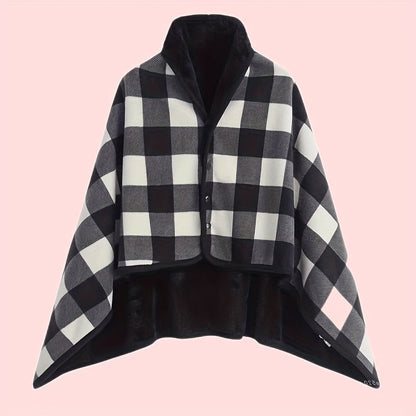Women's Plaid Scarf, Winter Wrap - view 6