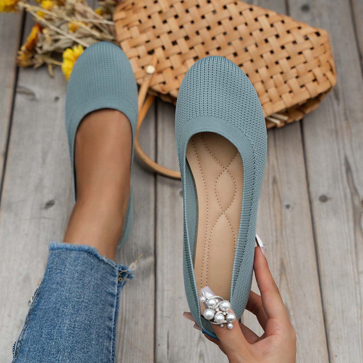 Women's Slip-On Shoes, Trainers - view 10