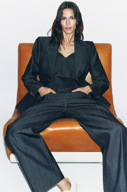 Lilith | Blazer in Denim