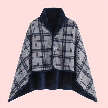 Women's Plaid Scarf, Winter Wrap - view 2