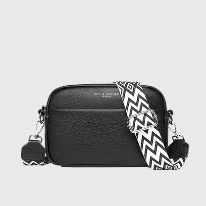 Women's Leather-Look Shoulder Bag, Handbag