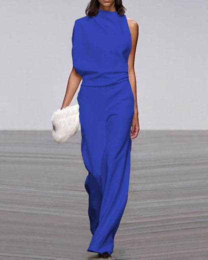 Kate | Elegante Tuta Alta con Collo