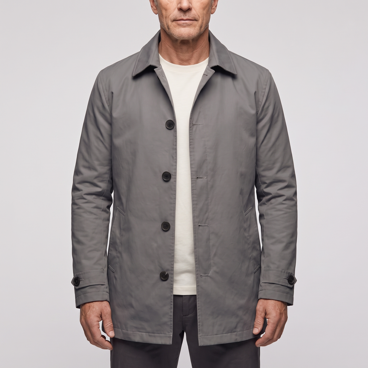 Men's Wool-Blend Coat, Classic Overcoat