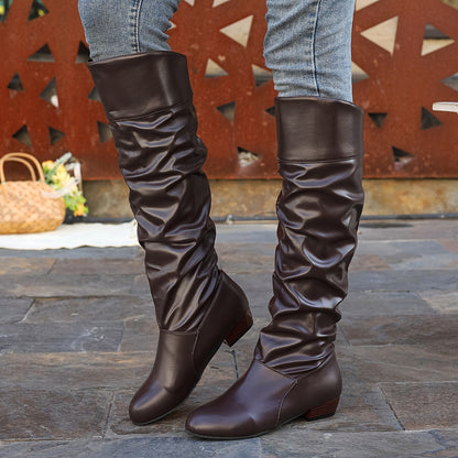 Women's Slouched Knee-High Boots - view 3