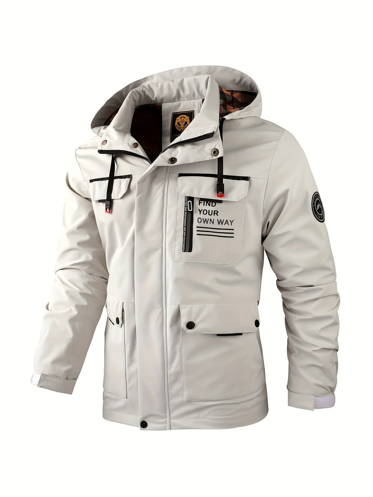 Men's Water-Resistant Winter Jacket, Zip-Up - view 4