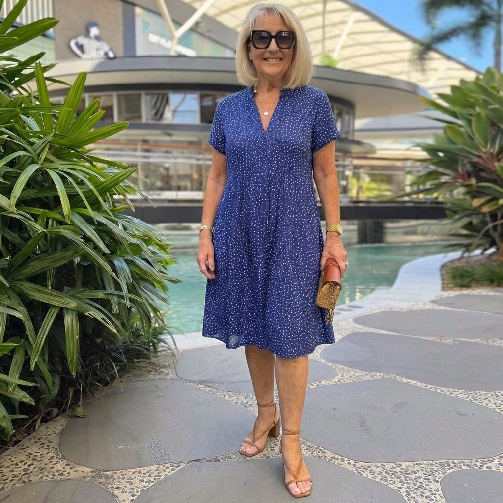 Azuelle — midi dress