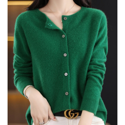 Women's Cashmere Cardigan, Knitted - view 12