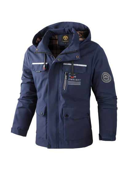 Men's Water-Resistant Winter Jacket, Zip-Up - view 7