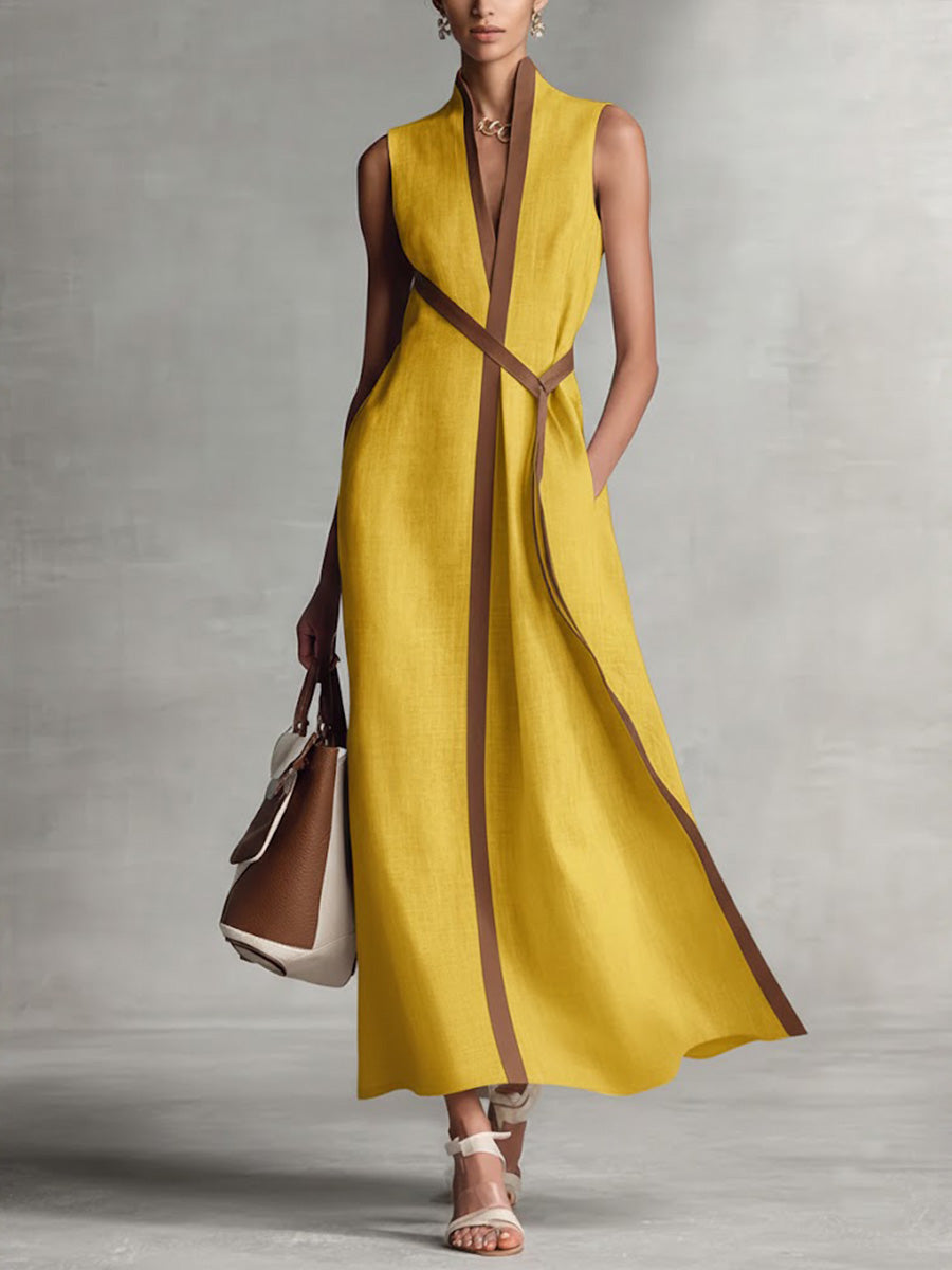 Ellarine — linen dress view 4