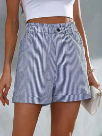 Marina | Casual Striped Shorts