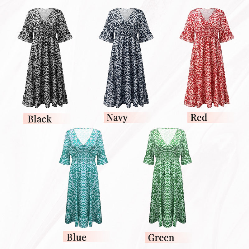 Morvaine boho wrap maxi dress - view 7