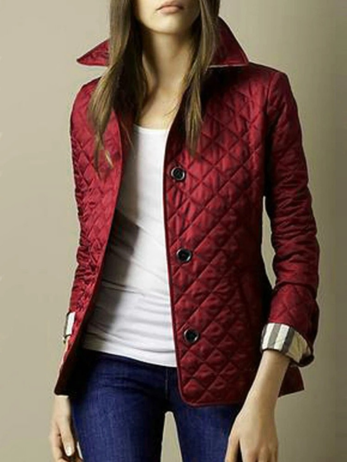 Women's Quilted Down Jacket, Zip-Up - view 6