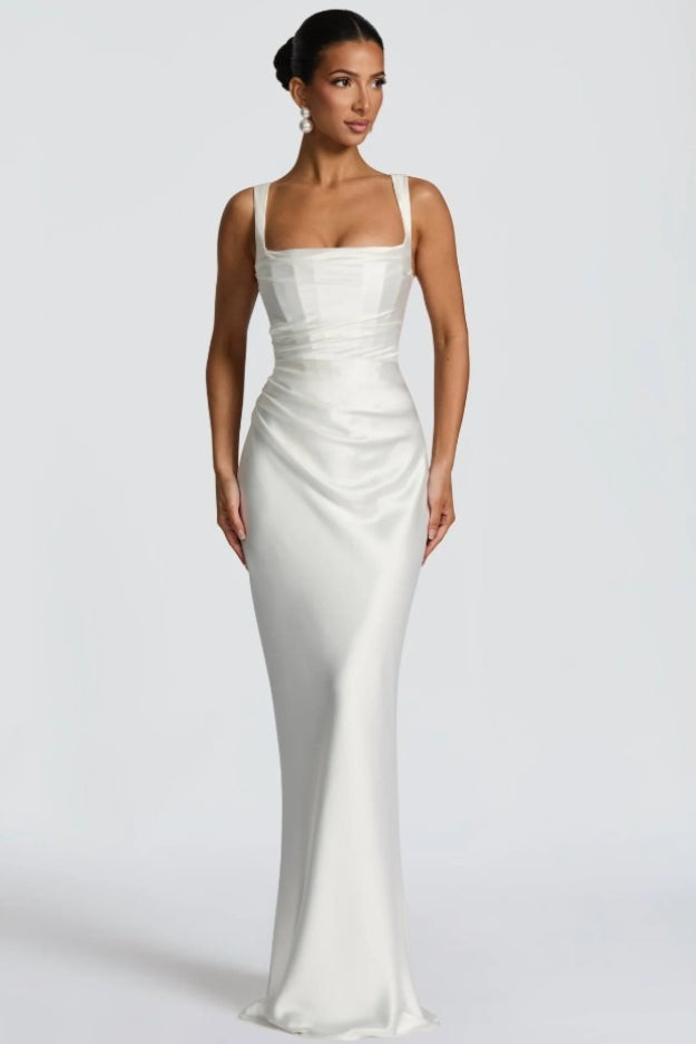 Wervane white dress full length