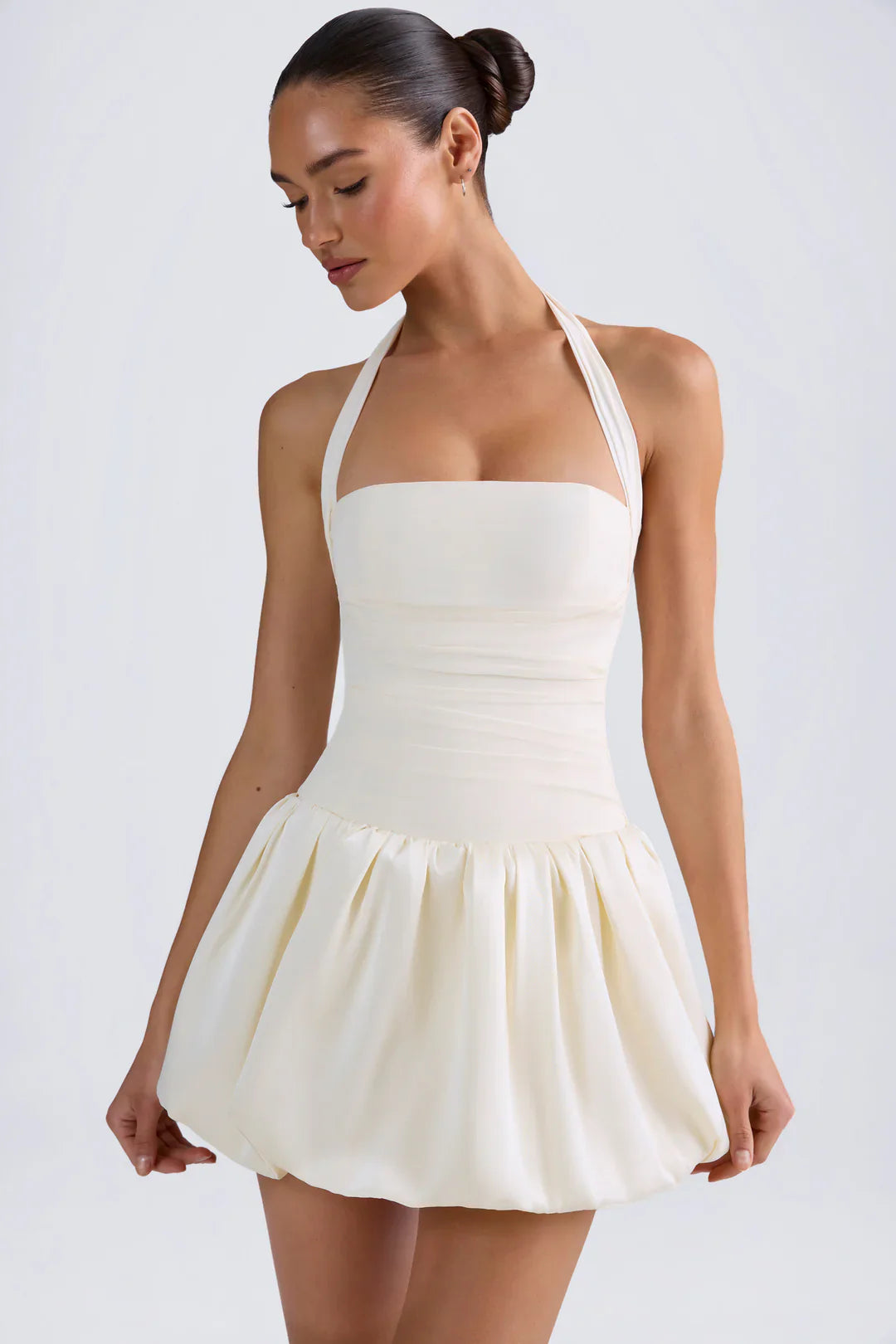 Pricila | Mini Vestito con Gonna Bombache