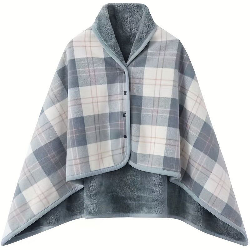 Women's Plaid Scarf, Winter Wrap - view 14