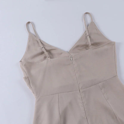 Cassivelle | Sophisticated Maxi Dress with Side Slit and Cowl Neck - Image 6