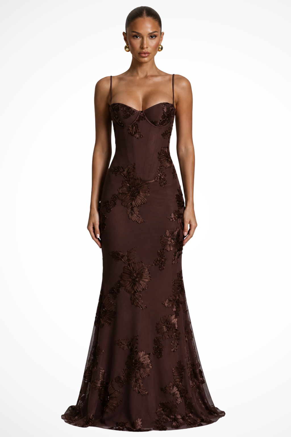 Verolenne — Brown maxi dress