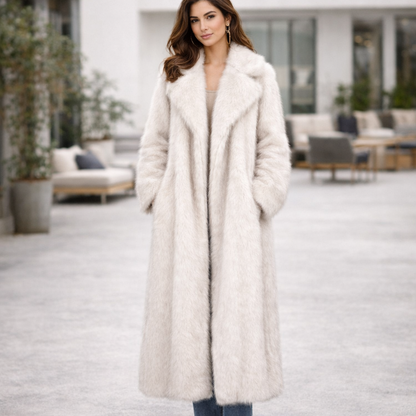 Aubrey | Elegante Cappotto in Pelliccia Finta