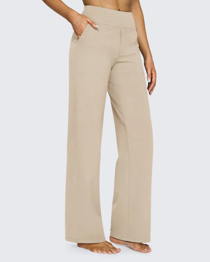 Renvox | High-waist business casual tailored trousers
