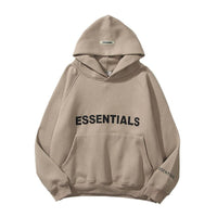Essentials | Hoodie Drawstring Kangaroo Pocket Relaxed Cut